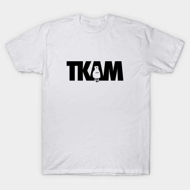 TKAM Ham Black T-Shirt by Wright Art